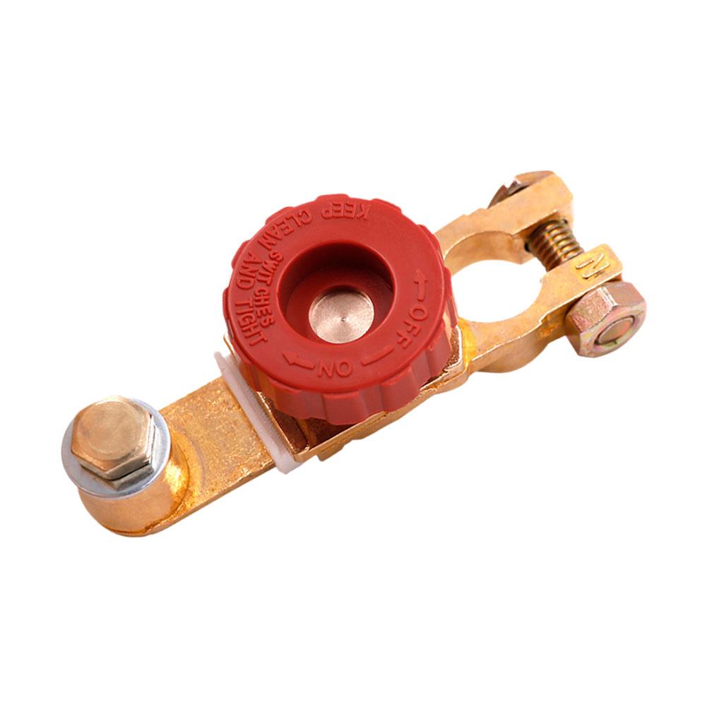 Terminal Link Battery Disconnect 12V Battery Cut Off Rotary Black Red Battery Isolator 17mm