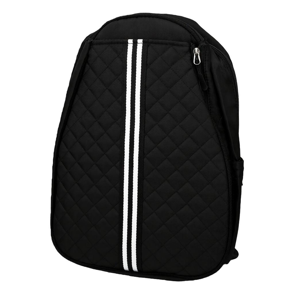 Women Tennis Bag Large Capacity Quilted Backpack Waterproofing Lightweight with Hidden Hook for Travel Sports Badminton