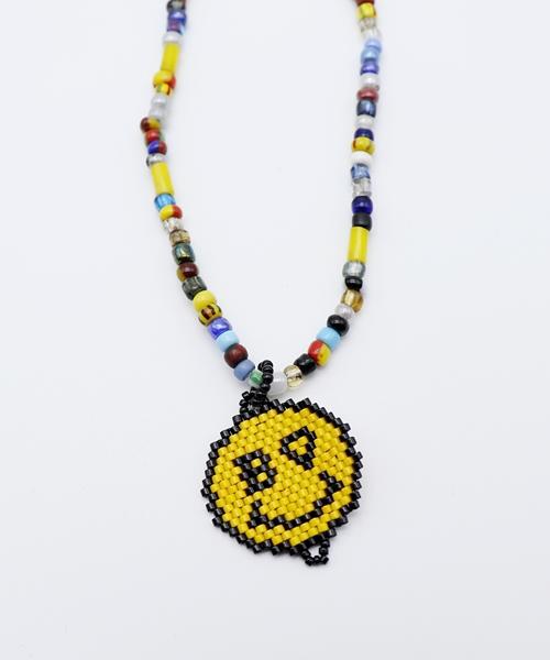 Bonbeau Smile Pendant Beads Necklace