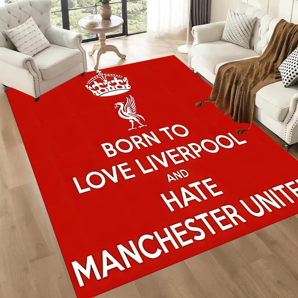Liverpool Football Club Carpet Suitable For Foyer Balcony Living Rooms Dining Room Antislip Rug Anime Office Decor