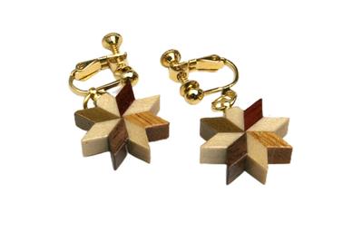 Parquet Earrings C Hakone Maruyama Bussan