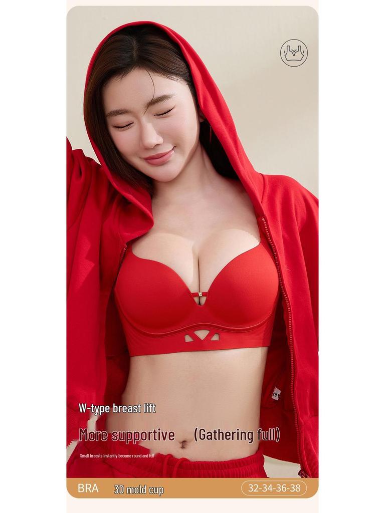 Sexy Hollow Women’s Padded Lingerie Bra - Wireless, Comfortable, Enhances Bust, Beautiful Back Design