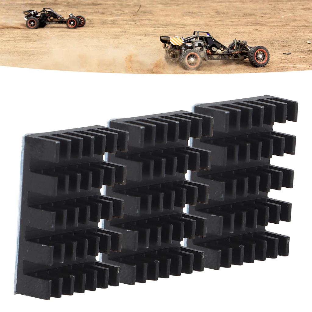 3Pcs Aluminum Alloy Motor Heatsink Motor Cooling Heat Sink for WLtoys K989 1/28 RC Car