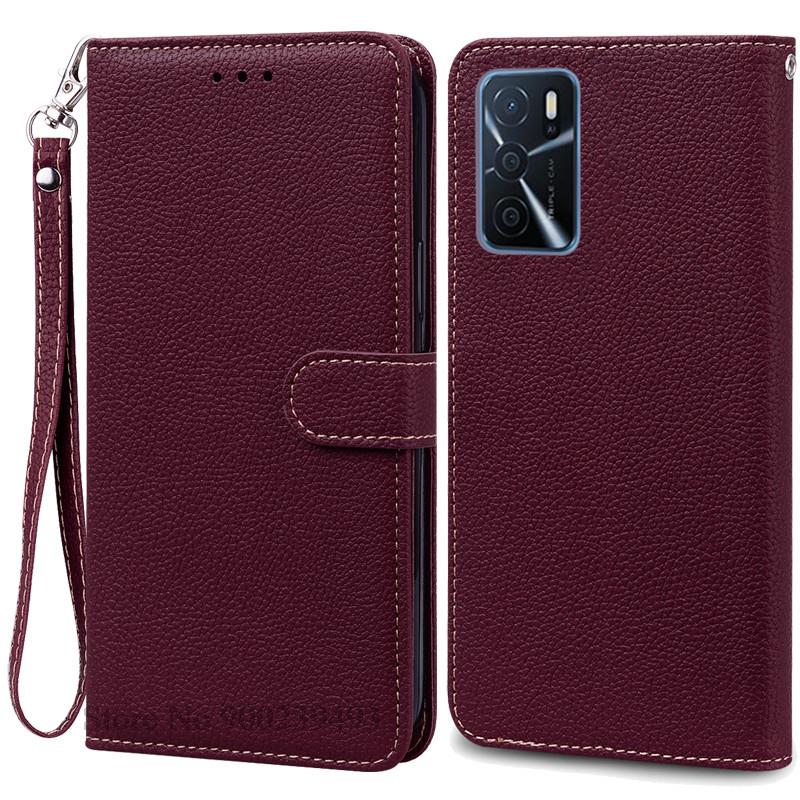 Pour OPPO A16 Étui Portefeuille à Rabat en Cuir Pour Oppo A16s Étui OppoA16 s CPH2269 CPH2271 Étui en Silicone Pour Oppo A16 A16s Housse