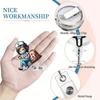 Nurse Theme Retractable ID Badge Reel Pin Durable Acrylic For RN LPN Doctor Office Name Tag Holder