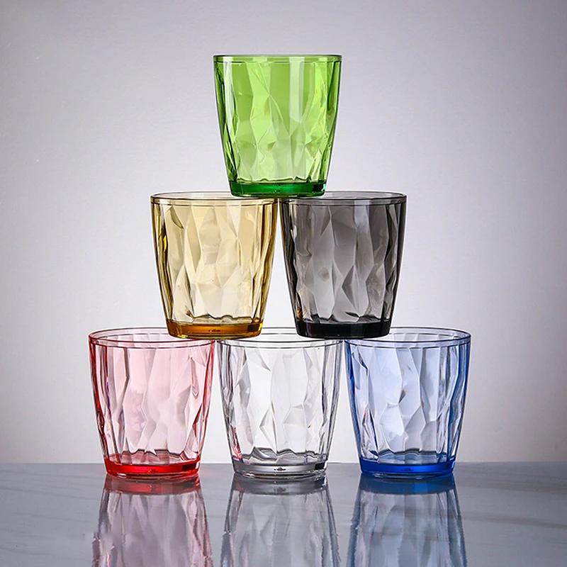 Shatterproof Acrylic Glasses, Reusable for Water/Beer/Champagne, Dishwasher Safe, Ideal for Parties.