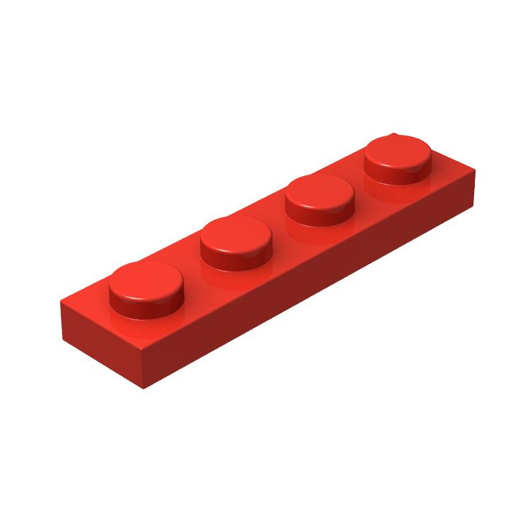 MOC 3710 Assembles Particles Accessories Components 1x4 Normal Board 20PCS Bricks Colorful Building Blocks Educational Toy City