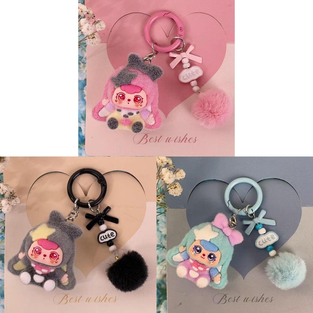 Butterfly Star Keychain With Cute Doll Pendant For Gifts And Party Decor