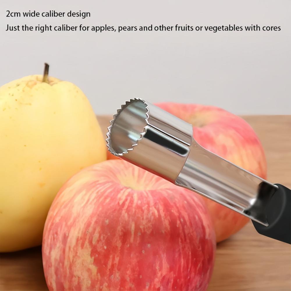 Kreativ Fruktkärna Rostfritt Stål Arbetsbesparande Pumpande Arbetsbesparande Äppelkärna Separator Borttagning Avdragare Enhet Köksredskap