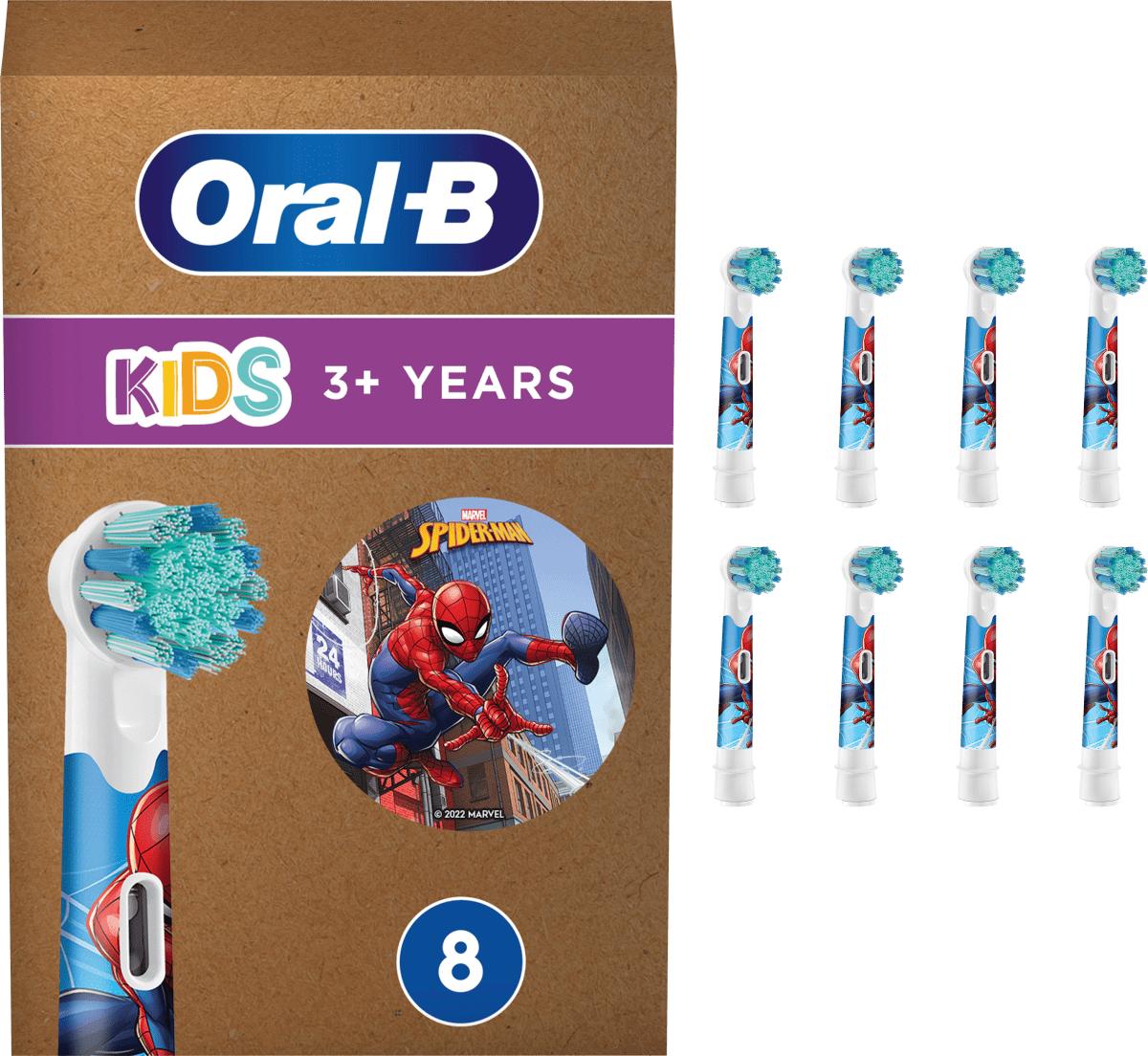 Oral-B Oral-B Kids Extra Soft Spiderman Toothbrush Heads 3 Years 8