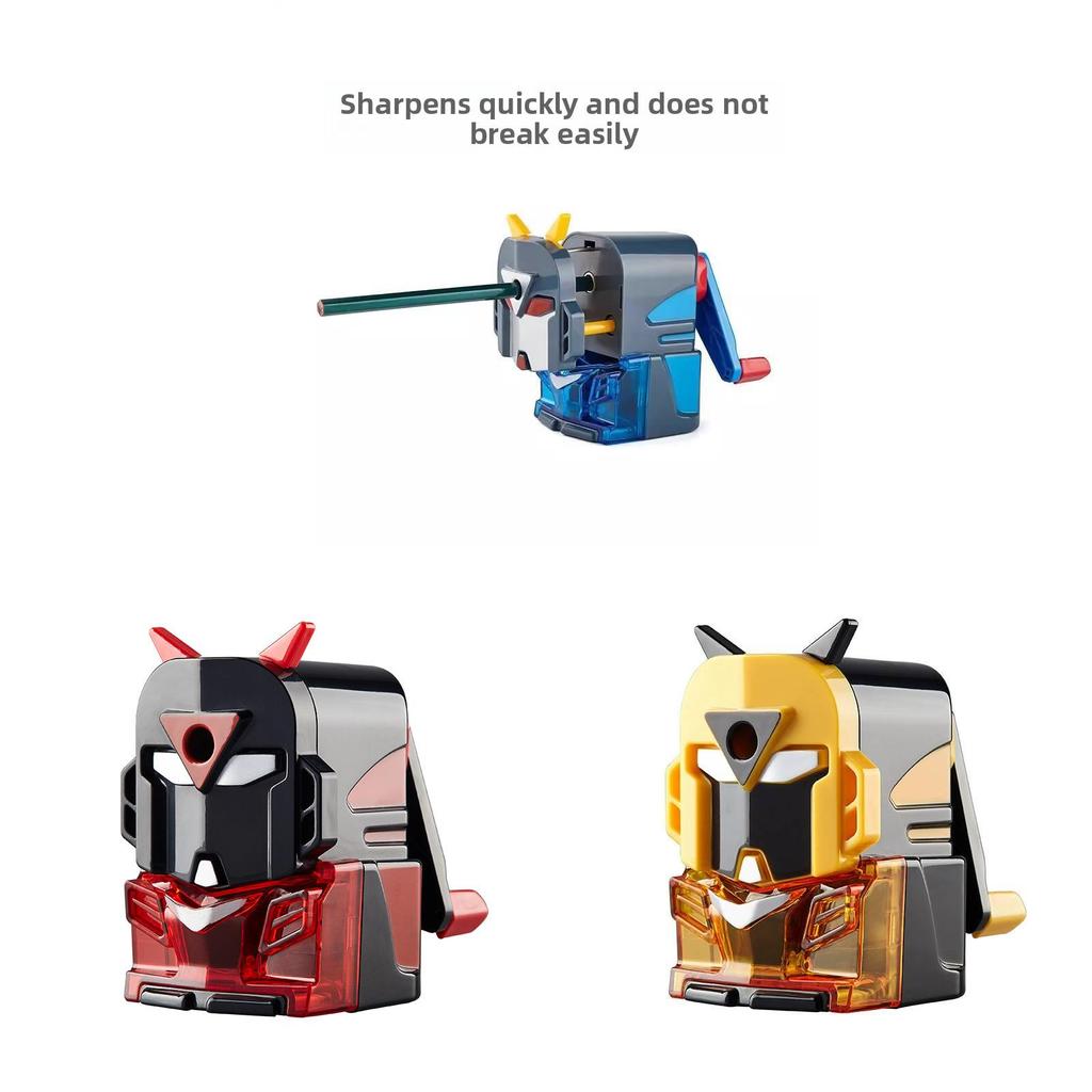 Gundam Childrens Manual Pencil Sharpener With Durable Plastic Construction For School Use