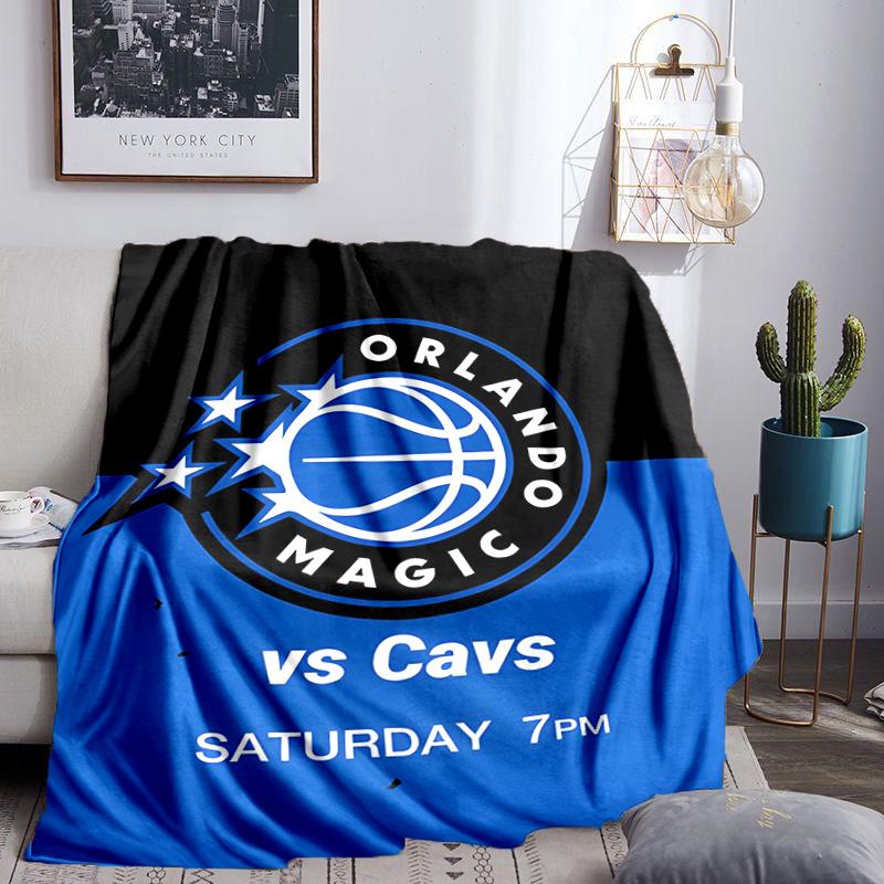 Orlando Basketball Team Blanket Lightweight Flannel Bedding Blanket Perfect for Travel, Camping, Living Rooms, Offices, Sofas, Fan Christmas Gift
