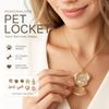 Adjustable Pendant Pet Dog Necklace Gold Plated Photo Locket Necklace  Women Girls