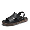 Men Comfortable Sandals Genuine Leather Sandals Summer Quality Beach Slippers Casual Footwear Outdoor Beach Shoes Large Size