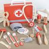 Giocattoli educativi in legno per bambini, simulazione medica, set di medicinali per bambini, gioco di ruolo, giocattolo di finzione