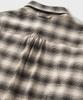 NONBLANK Flannel Ombre Check Shirt_Ivory