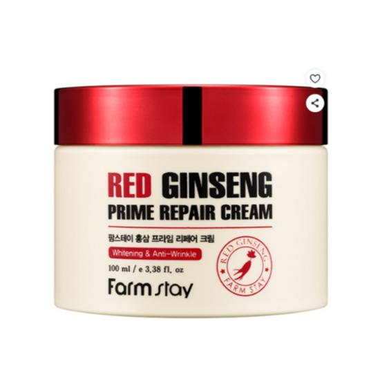 FARMSTAY Red Ginseng Prime Repair Cream Anti-Aging Nourishing Firming Moisturizer 100ml