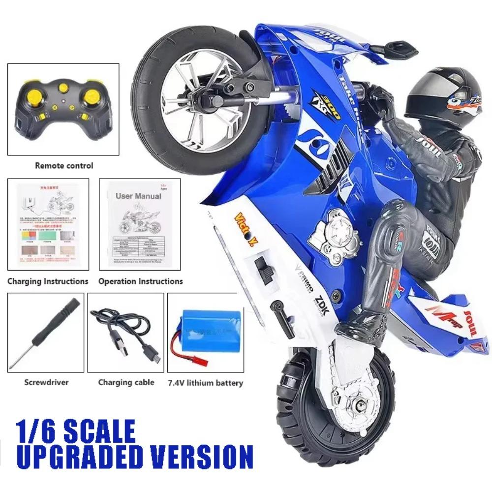 RC Motorcycles 1:6 1:10 Electric Motor RC Cars High Speed 4CH Remote Control Racing Motorcycle Drift Car Kids Xmas Festival Gift