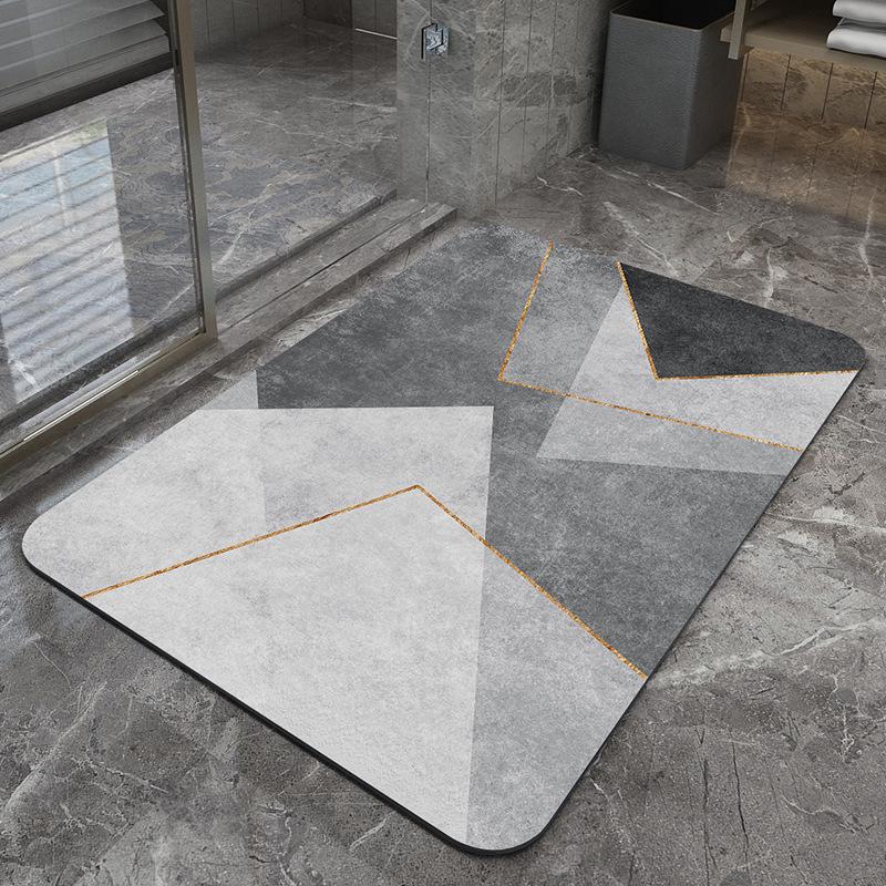 Luxury Diatom Mud Water-Absorbing Non-Slip Quick-Dry Bathroom Mat