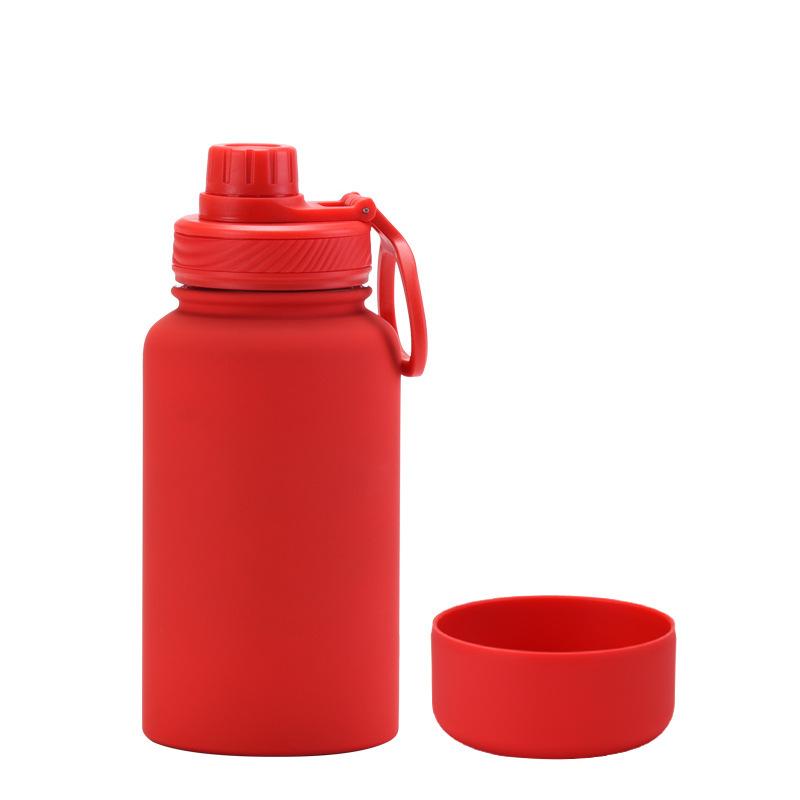 650Ml Stainless Steel Thermos Cup Non-Slip Outdoor Portable Water Cup Simple Wide Mouth Sports Kettle