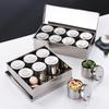 Stainless Steel Food Sample and Spice Container Set