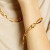 Ozel Silver925 Munch Chain Bracelet PS086B