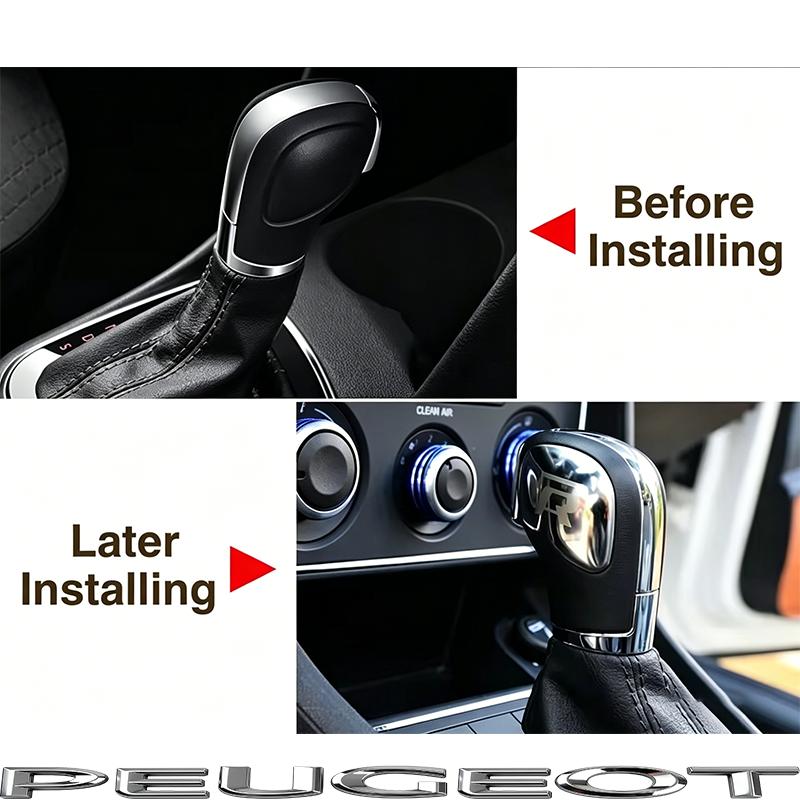 Car Gearbox Control Gear Lever Stickers Shift Stick Handle Accessories For VW GTI Polo Golf Passat Tiguan Arteon Taigo Hub Cap