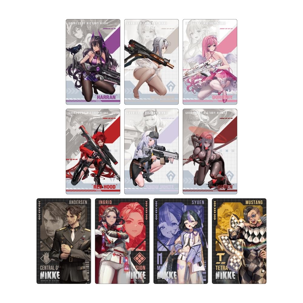 Algernon Products Goddess of Victory: NIKKE Gun Girl Metal Card Collection Vol.2 BOX Approx. W56 X H88mm Made of PET