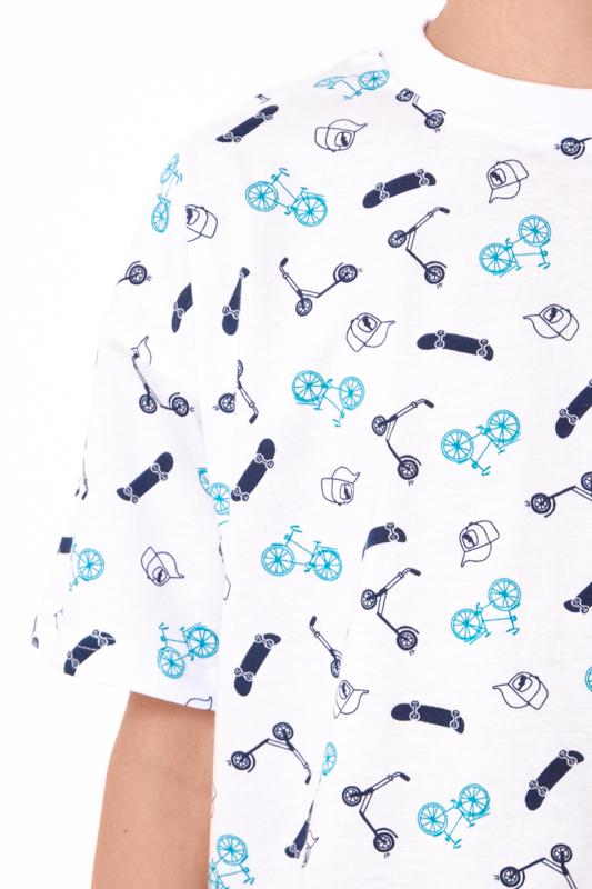 Boys Summer Graphic T-Shirt with Fun Print – Casual Kids Tee Summer 6414-002-1 HC