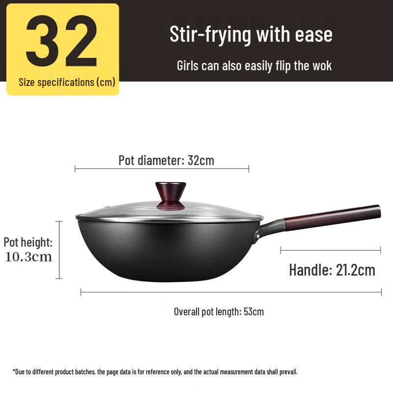 COOKER KING Heirloom Rust-Resistant Iron Wok