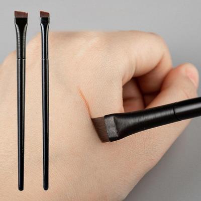 2 pz/set Pennello Per Contorno Del Sopracciglio Pennello Per Eyeliner Sopracciglio Portatile Morbido Fodera Per Sopracciglia Make Up Pennello per Le Donne Cosmetici Strumenti di Bellezza