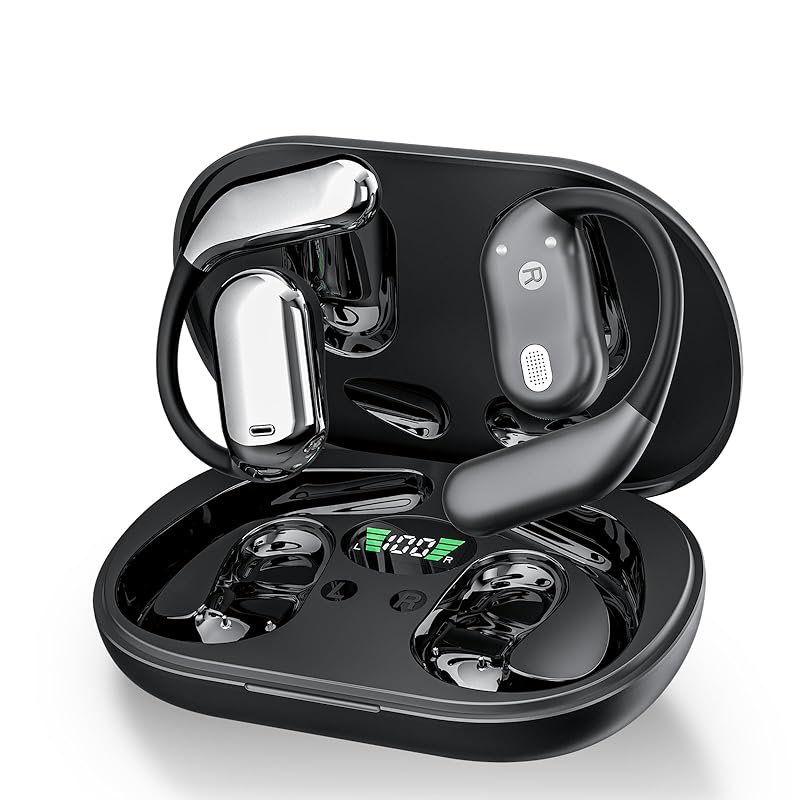 

[2024 improved model] Wireless earphones earphones bluetooth open ear type CoolJumper 8D technology Bluetooth5.4 60 hours continuous playback OWS