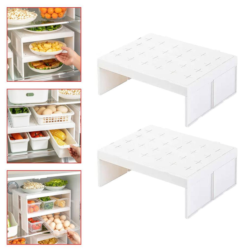 Refrigerator Shelf Lightweight Rectangular Storage Supporter for Living Room