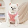Fashion Velvet Winter Dogs Clothes Comfortable Pullover Vest Dog Warm Sweater Soft Dog Plaid Coat Walking