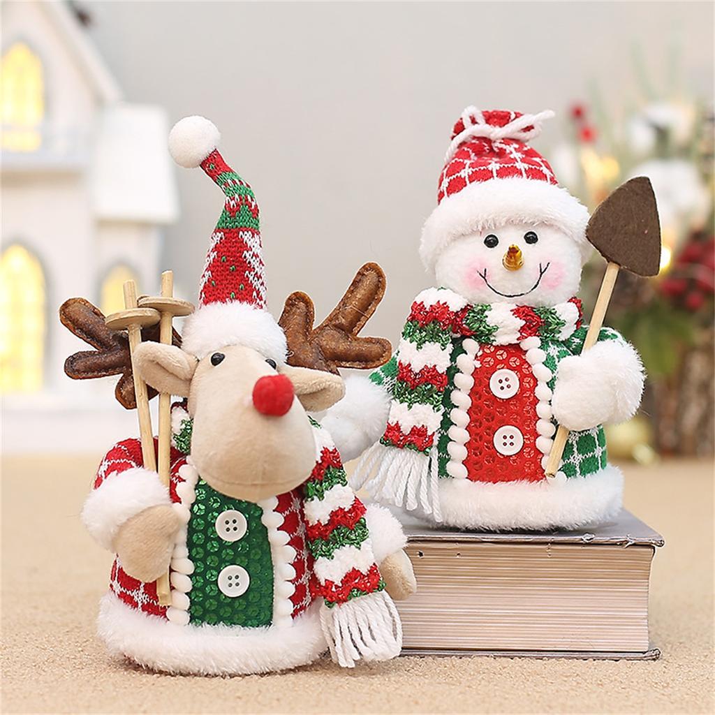 Christmas Decoration Candy Color Cartoon Doll Christmas Party Ornaments Decoration