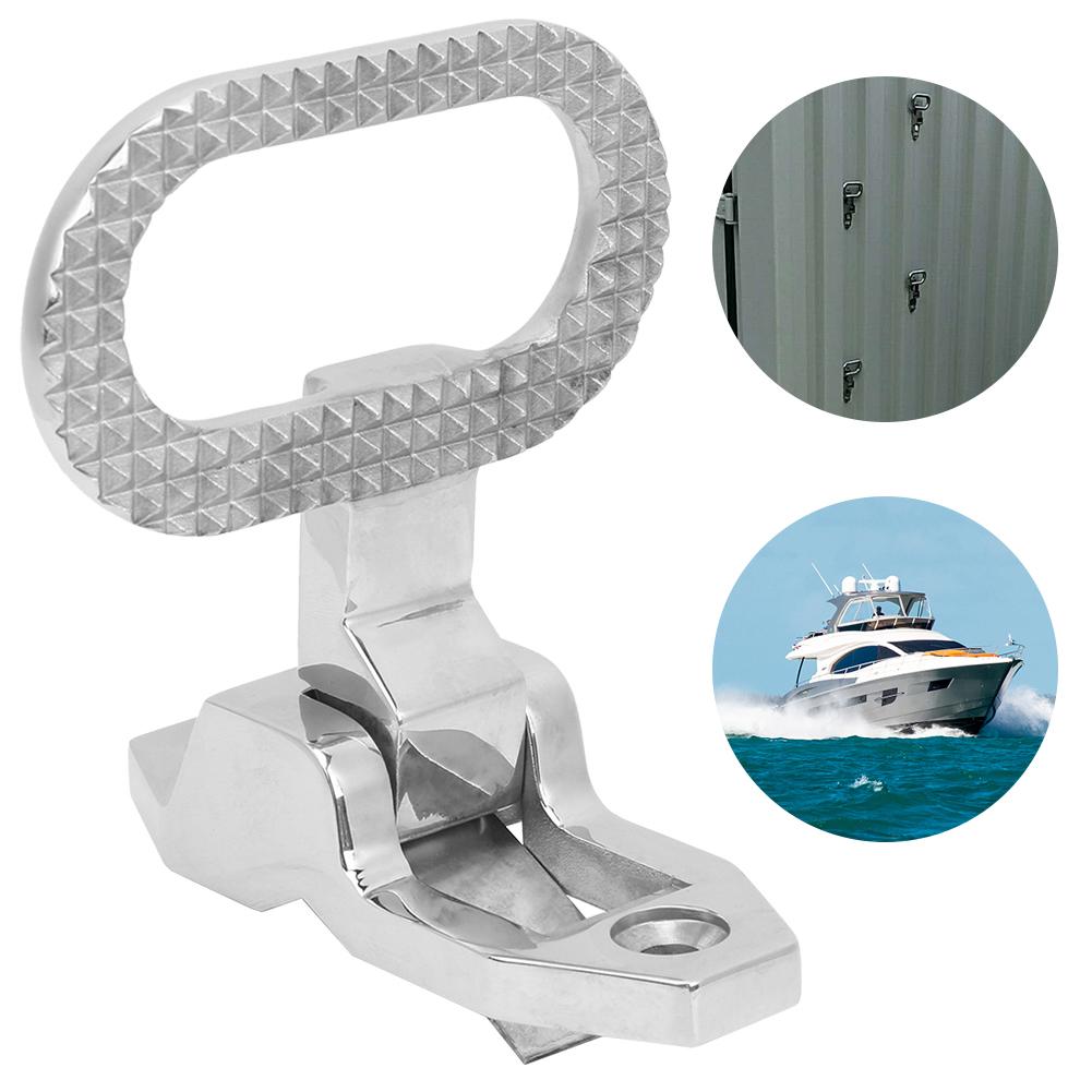 316 Stainless Steel Hardware Accessories Foot Rest Yacht Ship Amesiality Pedal 151mm