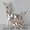 Deer Resin Crafts: Home Decoration Ornaments for TV Cabinets and Living Rooms