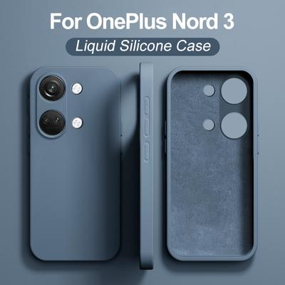 Für OnePlus Nord 3 Hülle Flüssigsilikon Vollschutz Soft Cover für OnePlus Nord 3 One Plus Nord 3 Nord3 Telefonhüllen