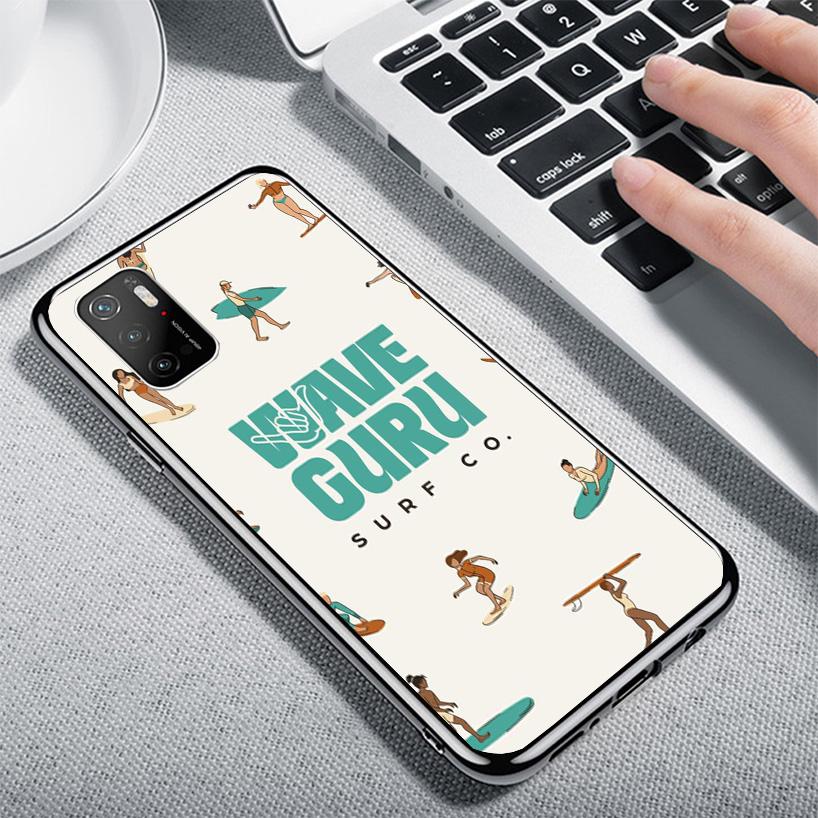 Surf Board Aesthetic Cover Phone Case For Xiaomi Poco F7 Ultra X7 X6 X5 Pro M7 Redmi 15C 15 13C 13 12C 12 10C 10 9A 9C 9T 9 Shel