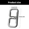 Large Strong Carabiner Small Carabiner Keychains Pack Carabiners Clip for Campers and Trekkers