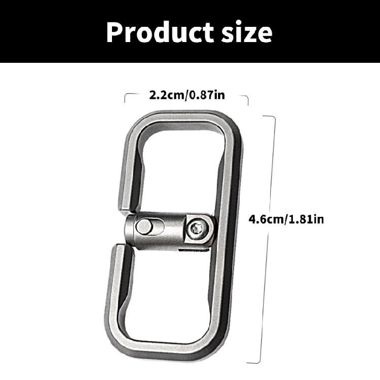 Large Strong Carabiner Small Carabiner Keychains Pack Carabiners Clip for Campers and Trekkers