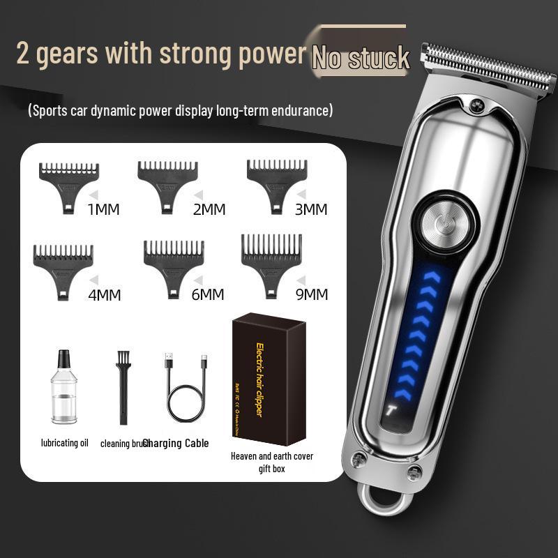 Men's Electric Bald Hair Clipper for Barber Shops & Salons