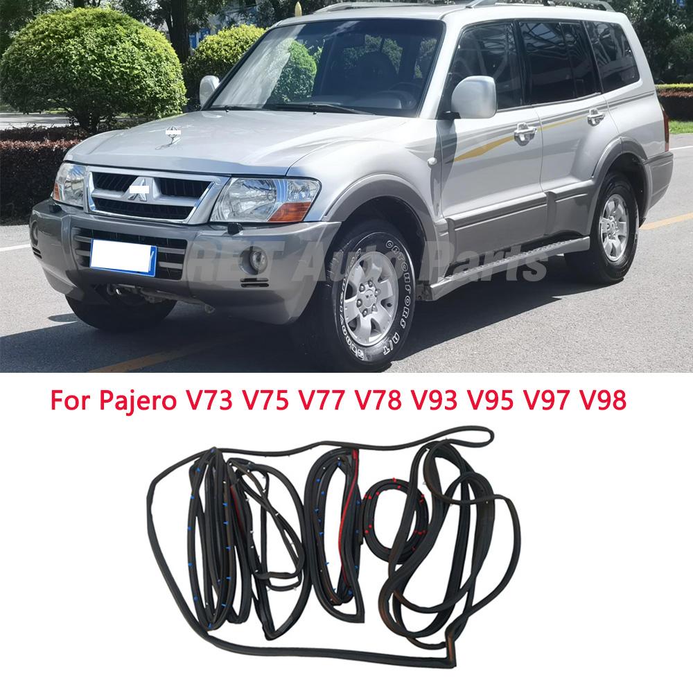Car Door Rubber Seal Strip for Mitsubishi Montero Pajero MK3 MK4 V73 V77 V78 V93 V97 V98 Door Opening OTR Sealing Weatherstrip