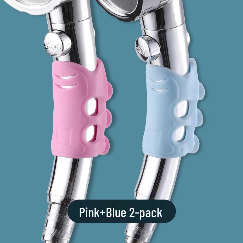 No-Drill Suction Cup Shower Head Holder with Movable Silicone Base
