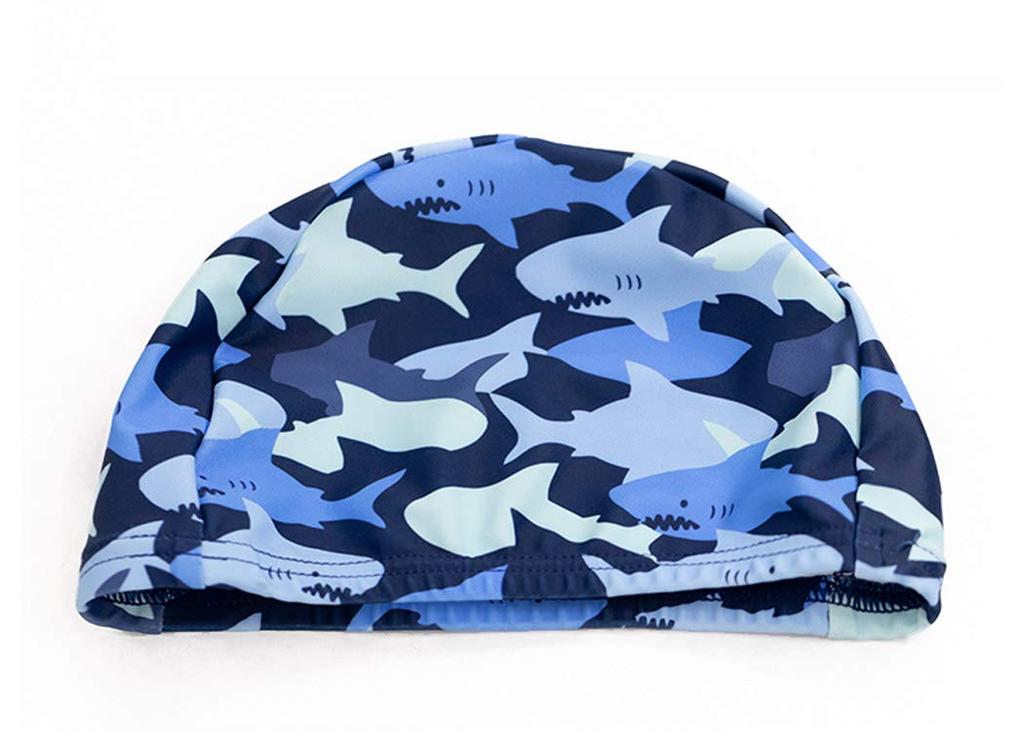 Kids Swimsuit for Long Sleeve Rash Swimming UV Protection for Kids395 6T [Teddy] Boys, Guard, Shorts, Cap, 3-Piece Set, (A Navy, (110cm))