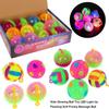 Luminous Flashing Soft Prickly Massage Ball LED Light Up Squeaky Kid Prank Toy Kids Glowing Ball