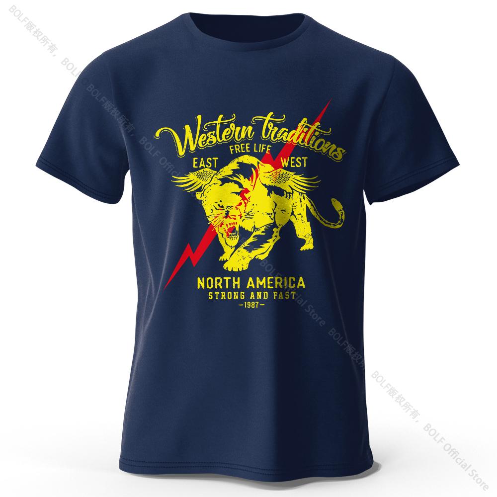 

Футболка Tiger Zen Minimalist Printed из 100% хлопка, мягкая ткань, круглый вырез, короткий рукав, винтажный вид унисекс XXXL тёмно-синий