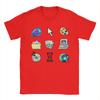 Men Women Summer Funny TShirt Old Windows 95 Icons Funny Cotton Tees Short Sleeve T Shirt Crewneck Tops Gift Idea