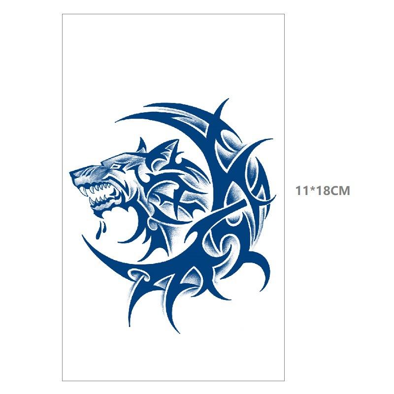 Emmy Herbal Gradual Change Water Transfer Simulation Can Not Wash Off Semi-Permanent Bow Deer Head Dream Catcher Tattoo Sticker