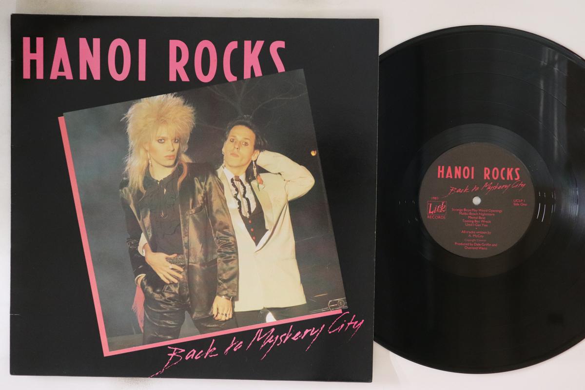

LP Record HANOI ROCKS - Back To Mystery City LICLPI LICK 1983 UK Rock Used